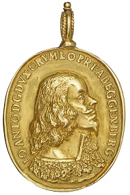 Johann Anton von Eggenberg. Gnadenpfennig 1639. From the Coin Cabinet of the Joanneum Inv.-Nr. MK 43.749. Exhibition catalogue 84. Photo: © UMJ.