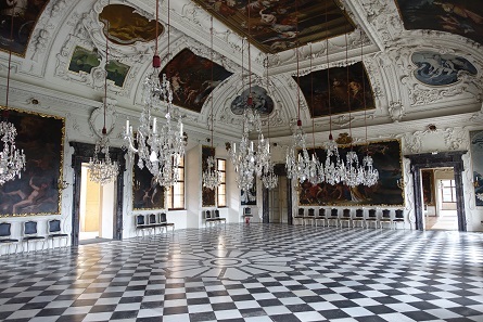 The famous Planetary Room of Eggenberg Palace. Photo: KW.