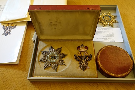 Decorations from the estate of John, Archduke of Austria. Photo: KW.