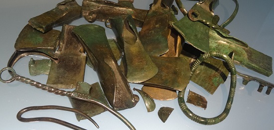 Deposit find from Schönberg near Niederwölz, 9th century BC. Photo: KW.