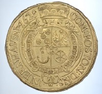 Hans Ulrich von Eggenberg. Tenfoldducat 1629, Prague. From the Coin Cabinet of the Joanneum. Inv.-Nr. MK 3833. Exhibition catalogue 83. Photo: © UMJ.