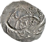 Austria. Pfennig, ca. 1190-1210, Enns. Winged panther. Rv. two dragons. From Künker sale 130 (2007), No 2595.