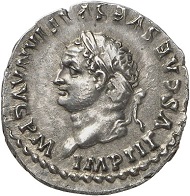 Titus, denarius 79-81, 80. Rv. Elephant. From Künker sale 288 (13 March 2017), No. 492. Estimate: Euro 150.
