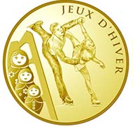 50 EUR - Mintage: 1000 - Gold 920 - Weight: 8.45 g - Diameter: 22 mm.