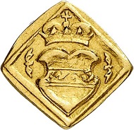 Ferdinand I. Siege coin of 1/2 ducat 1529. From Künker sale 289 (March 14, 2017), No 1538.
