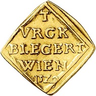 Ferdinand I. Siege coin of 1/2 ducat 1529. From Künker sale 289 (March 14, 2017), No 1538.