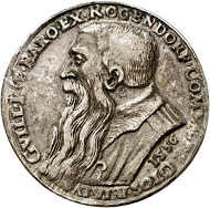 Medal on Wilhelm Freiherr von Rogendorf, commander of the imperial cavalry during the Siege of Vienna. From Künker sale 289 (March 14, 2017), No 1551.