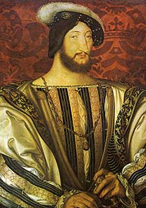 Francis I. Painting by Jean Clouet, Louvre / Paris. Source: Wikipedia.