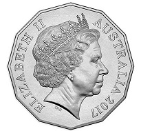 Australia / 50 Cents / CuNi / 15.55 g / 31.51 mm / Mintage: 30,000.