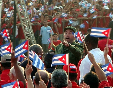 Fidel Castro on May 1, 2005. Photo: Vandrad / Wikimedia Commons / CC BY-SA 3.0