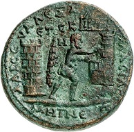 Lot 753: Severus Alexander, 222-235. Amaseia (Pontus). AE, year 228 (= 225/6). 2nd known specimen. Very fine / almost extremely fine. Estimate: 1,000,- euros. Hammer price: 7,000,- euros.