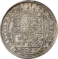 Lot 4070: Denmark. Christian IV, 1588-1648. Speciedaler 1597, Copenhagen. From Christensen Coll. Very rare. Very fine. Estimate: 7,500,- euros. Hammer price: 12,000,- euros.