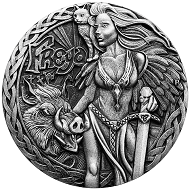 Tuvalu / 2 TVD / Silver .9999 / 2oz / 40.60 mm / Design: Inq Inq Jonq / Mintage: 2,000.