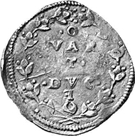 Italy, Papal States. 1/4 ducaton, without date (1527). Mario Traina, Gli assedi e le loro monete 59, 118a. From a German private collection.