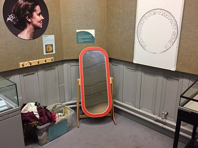 An opportunity for visitors to the exhibition to appear on a coin... Photo: Henry Flynn.