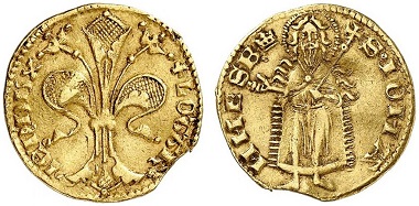 Lorraine. Jean I, 1346-1390. Florin d'or n. y. From Grün sale 71 (2017), No. 1813. Estimate: 3,500 Euro