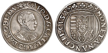 Lorraine. Charles III, 1545-1608. Écu n. y. (1556-1561), Nancy. From Grün sale 71 (2017), No. 1845. Estimate: 5,000 Euro