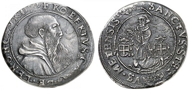 Metz, Bistum. Robert de Lenoncourt, 1551-1555. Écu 1551. From Grün sale 71 (2017), No. 2021. Estimate: 6,000 Euro
