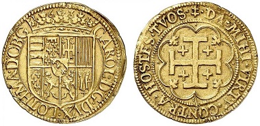 Lorraine. Charles IV, 1625-1634. Double pistole 1631. From Grün sale 71 (2017), No. 1880. Estimate: 10,000 Euro