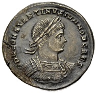 Constantius II Caesar, 317-337. Miliarense, Sirmium. From Münzen & Medaillen sale 45 (June 9, 2017), no. 119.