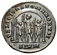 Constantius II Caesar, 317-337. Miliarense, Sirmium. From Münzen & Medaillen sale 45 (June 9, 2017), no. 119.