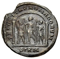 Constantius II Caesar, 317-337. Miliarense, Sirmium. From Münzen & Medaillen sale 45 (June 9, 2017), no. 120.