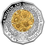 Australia - 50c - Ag 99,9% - 18,24 g - 31,51 mm - Finish: Selectively Gold Plated - Mintage: 10000 - S. Devlin.