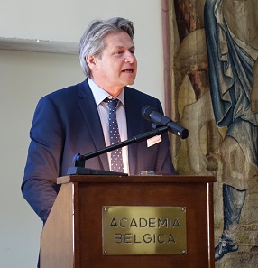 Francois de Callatay opened the congress ‘Numismatic antiquarianism through correspondence (16th-18th cent.)’. Photo: UK.