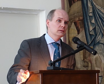 Bernhard Woytek introduced the latest research findings on the letters of Joseph Eckhel. Photo: UK.