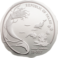 Palau / 1 Dollar / Silver .999 / 1 oz / 50 mm / Mintage: 2017.