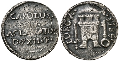 Karl IV. Lorca 1 Real 1789. Fourrée. From Aureo & Calicó auction sale 267 (2015), No. 2803.