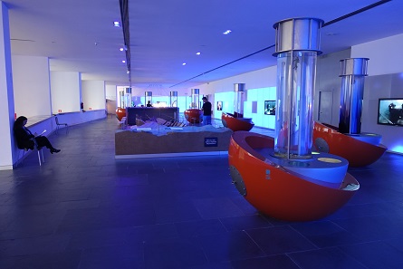 A look into the part of the exhibition which explains the methods of underwater archaeology. Photo: KW.