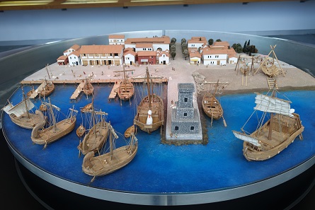 Cartagena harbour in Phoenician and Roman times. Photo: KW.