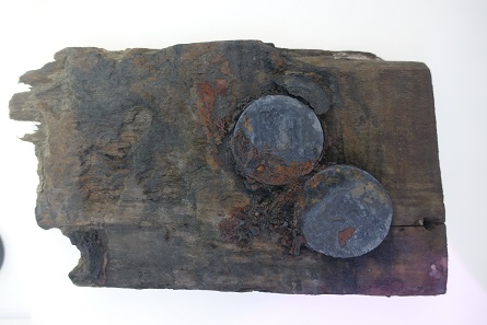 During the passage the coins were stored in sacks and boxes; the finds testify that. Photo: KW.