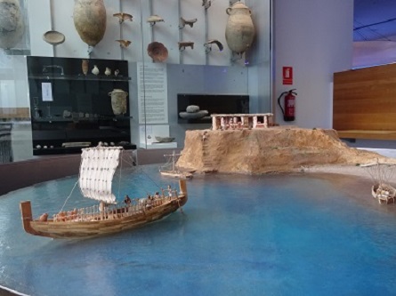 Cartagena harbour in Phoenician and Roman times. Photo: KW.