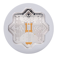 Masone Labyrinth: Armenia / 5000 dram / Silver .925 / 62.2g / Design: Giedrius Paulauskis / Mintage: 1500.