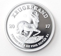 Also new: the 1-ounce Krugerrand in silver.