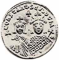Fig. 1: Forgery of a solidus of Basil I.