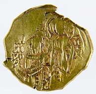 Gold hyperpyron, John V, 1341-47. From the Peter Donald Collection. Photo: Princeton University Numismatic Collection, Department of Rare Books and Special Collections, Princeton University Library.