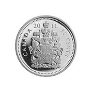 Canada - 50c - Canadian Coat of Arms (Designer: Christie Paquet) - Mintage: 7.000 rolls of 25 coins each.