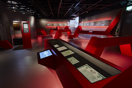 View inside the exhibition.