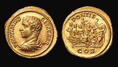 Aureus of Geta, 207 CE.