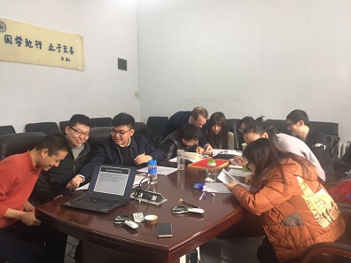 The members of the project were trained very hard for creating the exhibition.