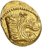 Lot 86: Populonia (Etruscans). AV-50 asses, 300-250 BC. From Hess-Leu sale 1 (1954), No. 19. From the Tetzlaff-Gahrmann Collection. Rare. Extremely fine. Estimate: 5,000,- euros.