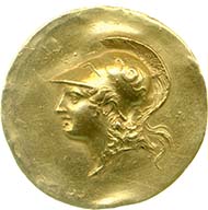 Golden medallion dated to the 3rd cent. AD. Image: Fitzwilliam Museum.