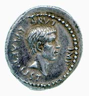 Denarius of Brutus. Image: Fitzwilliam Museum.