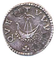 Denarius featuring the portrait of Charlemagne. Image: Fitzwilliam Museum.