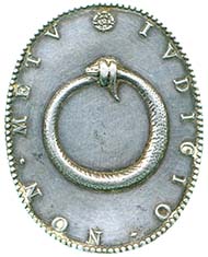 Medal featuring the portrait of Lucy Harrington. Image: Fitzwilliam Museum.