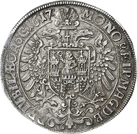 Magdeburg, Reichstaler 1617 on the 100th anniversary of the Reformation. Estimate: 2,000 euros. From Künker sale 297 (September 27, 2017), No. 3516. – The description of the obverse sheds light on the relationship between the reformers Hus and Luther (translated from Latin): After a hundred years, you will be answering God and me. Prophecy of John Hus, burnt at the stake in 1415. After the expiration, God has raised Dr. Martin Luther in 1517, to restore the heavenly teaching.