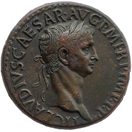 Claudius. Rome, 42-43 AD. AE sestertius. Nearly extremely fine. 12,000 EUR.
